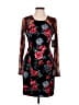 Guess Floral Black Cocktail Dress Size 8 - photo 1