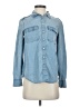 Banana Republic 100% Tencel Blue Long Sleeve Button-Down Shirt Size XS - photo 1