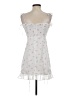 White Fox 100% Polyester Hearts White Cocktail Dress Size S - photo 2