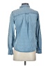 Banana Republic 100% Tencel Blue Long Sleeve Button-Down Shirt Size XS - photo 2
