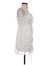 White Fox 100% Polyester Hearts White Cocktail Dress Size S - photo 4