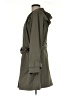 Platinum Utex Solid Green Trenchcoat Size M - photo 5