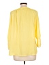 Valerie Stevens 100% Polyester Yellow 3/4 Sleeve Blouse Size L - photo 2