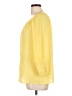 Valerie Stevens 100% Polyester Yellow 3/4 Sleeve Blouse Size L - photo 5