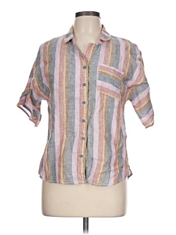 Garnet Hill Short Sleeve Blouse (view 1)