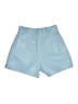 REMAIN Birger Christensen 100% Leather Solid Blue Leather Shorts Size EU 36 / US 6 - photo 2