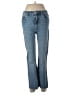 Zara Hearts Blue Jeans Size 6 - photo 1