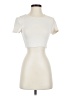 Babaton Ivory Short Sleeve Turtleneck Size S - photo 1