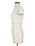 Babaton Ivory Short Sleeve Turtleneck Size S - photo 5