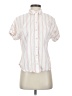 Universal Thread Stripes Ivory Short Sleeve Button-Down Shirt Size XS - photo 1