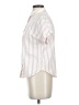 Universal Thread Stripes Ivory Short Sleeve Button-Down Shirt Size XS - photo 5
