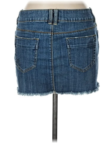 a.n.a. A New Approach Denim Skirt (view 2)