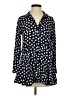 11.1. Tylho Polka Dots Blue Long Sleeve Blouse Size XS - photo 1