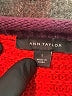 Ann Taylor Color Block Burgundy Pullover Sweater Size S - photo 7