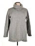 Lands' End 100% Polyester Gray Turtleneck Sweater Size XL - photo 1