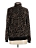 Intimissimi 100% Polyester Animal Print Brown Track Jacket Size M - photo 1