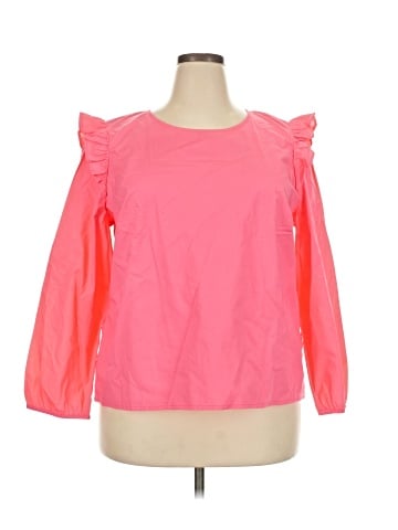 J.Crew Factory Store 3/4 Sleeve Blouse (view 1)