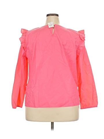 J.Crew Factory Store 3/4 Sleeve Blouse (view 2)