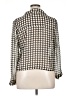 T Tahari 100% Polyester Houndstooth Ivory 3/4 Sleeve Blouse Size XL - photo 2
