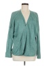 Margaret O'Leary Teal Cardigan Size L - photo 1