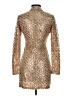 Glamorous 100% Polyester Metallic Gold Cocktail Dress Size XS - photo 2
