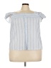 Peach Blue Sleeveless Blouse Size 3X - photo 1