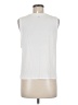 SAVVI Ivory Sleeveless T-Shirt Size M - photo 2
