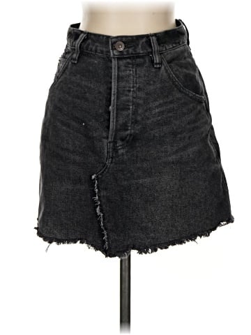 We the Free Denim Skirt (view 1)