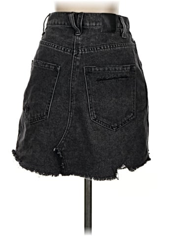 We the Free Denim Skirt (view 2)