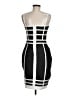 Venus 100% Polyester Graphic Black Cocktail Dress Size M - photo 2