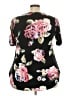 Lularoe Black Short Sleeve Top Size 22 - 24 - photo 2