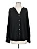 Boston Proper Black Long Sleeve Blouse Size S - photo 1