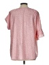 Shein Curve 100% Polyester Pink Short Sleeve Blouse Size 12 Plus (0) - photo 2
