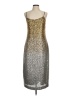 J.Crew Collection 100% Polyester Metallic Silver Cocktail Dress Size 8 - photo 1