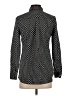 Talbots Polka Dots Black Long Sleeve Blouse Size 2 - photo 2