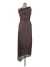 Taylor Metallic Brown Cocktail Dress Size 16 - photo 1