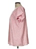 Shein Curve 100% Polyester Pink Short Sleeve Blouse Size 12 Plus (0) - photo 5