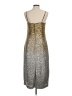 J.Crew Collection 100% Polyester Metallic Silver Cocktail Dress Size 8 - photo 2