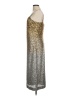 J.Crew Collection 100% Polyester Metallic Silver Cocktail Dress Size 8 - photo 5