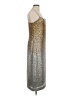 J.Crew Collection 100% Polyester Metallic Silver Cocktail Dress Size 8 - photo 4