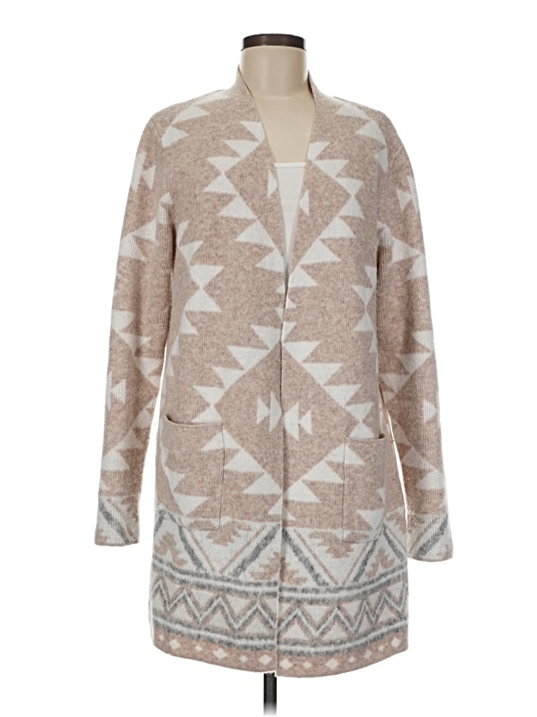 Pre-owned Frye Cardigan Sweater In Tan