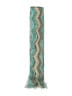 Missoni 100% Viscose Aztec Or Tribal Print Teal Scarf One size - photo 2