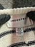 Industry Stripes Ivory Pullover Sweater Size M - photo 7