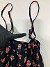 Forever 21 100% Rayon Hearts Black Jumpsuit Size S - photo 3