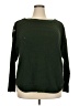 DressBarn 100% Acrylic Solid Green Pullover Sweater Size 2X - photo 1