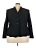 Emily... 100% Polyester Black Blazer Size 22 - photo 1