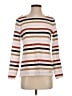 Talbots 100% Cotton Stripes Ivory Long Sleeve Top Size XS - photo 1