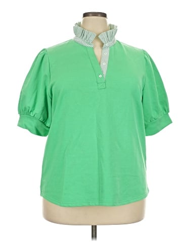 Umgee Short Sleeve Blouse (view 1)