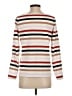 Talbots 100% Cotton Stripes Ivory Long Sleeve Top Size XS - photo 2