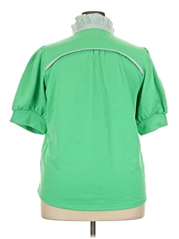Umgee Short Sleeve Blouse (view 2)